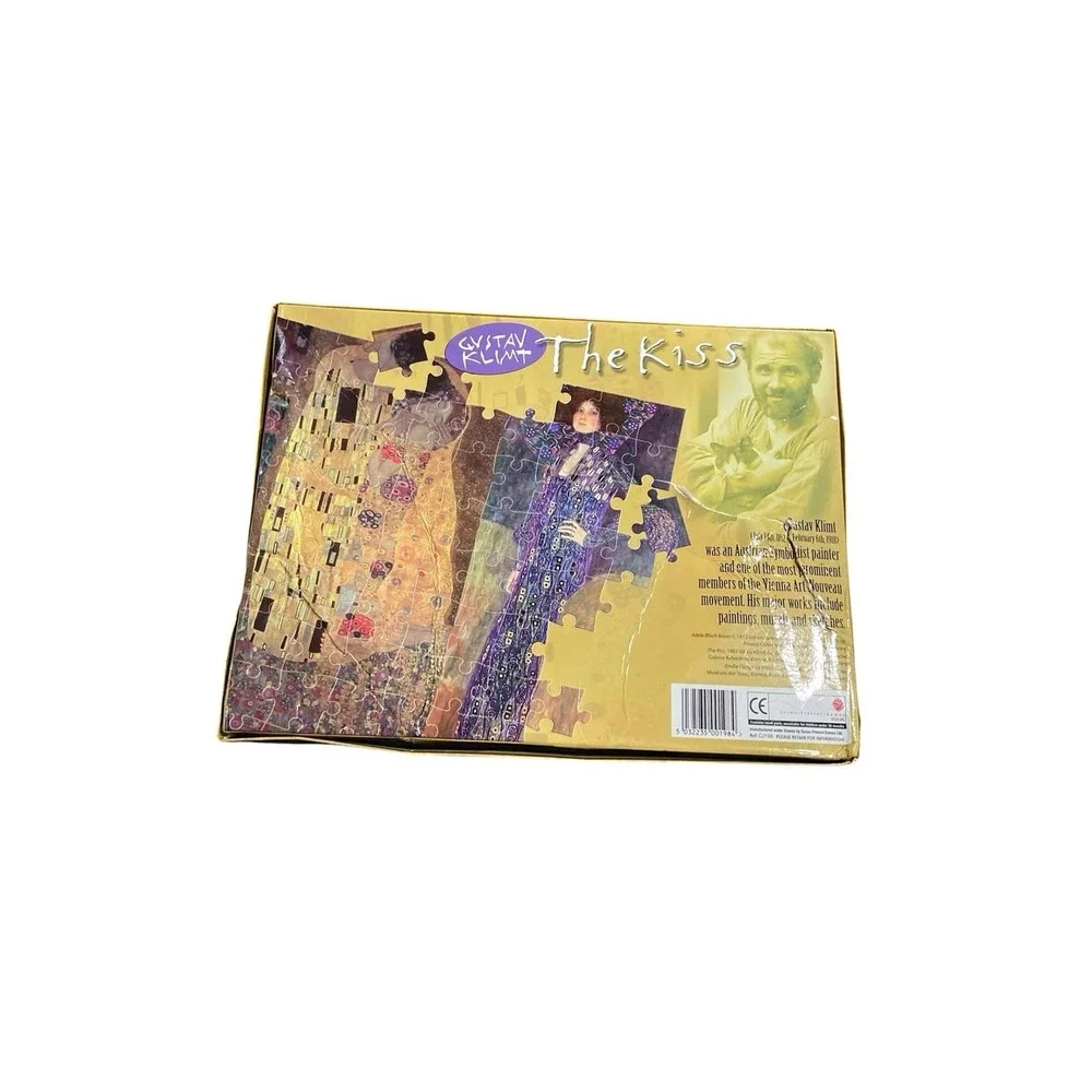 Gustav Klimt The Kiss 1000 Piece Jigsaw Puzzle Sealed Pieces Complete
